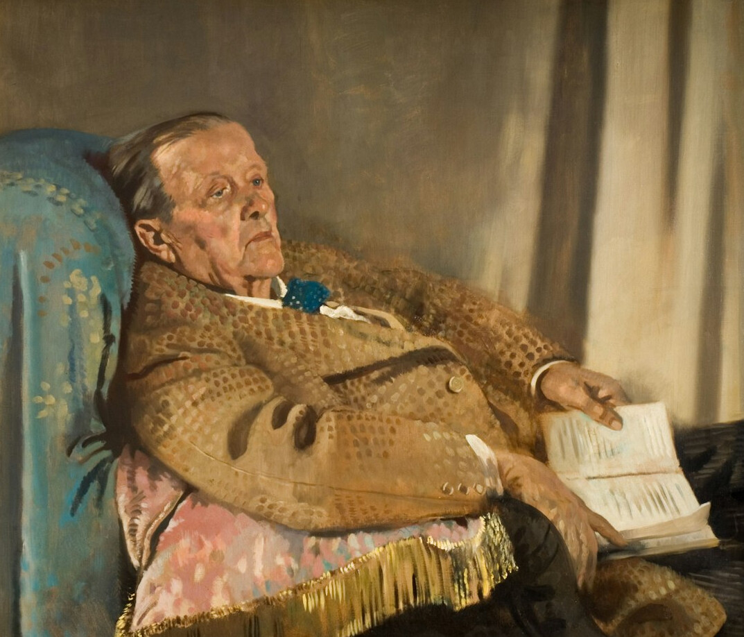 Portrait of a man literary critic